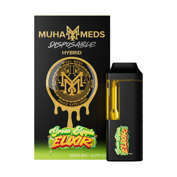 Green Apple Elixir Muha Meds Disposable